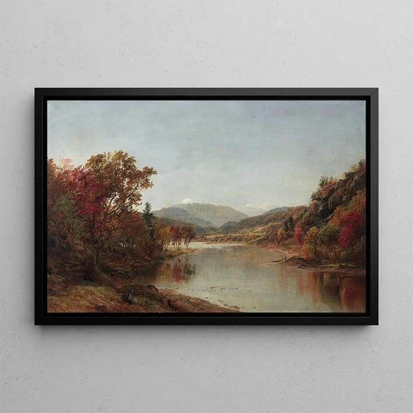 Mont Washington, New Hampshire - Jasper Francis Cropsey — gerahmtes Bild an der Wand