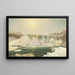 Chutes du Niagara en hiver - Jasper Francis Cropsey — gerahmtes Bild an der Wand