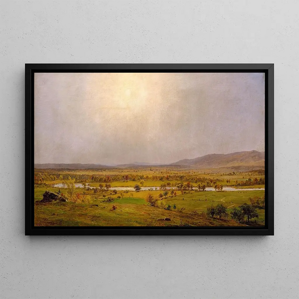 Pompton Plains New Jersey - Jasper Francis Cropsey — gerahmtes Bild an der Wand