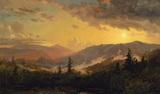 Jasper Francis Cropsey - Sunset after a Storm in the Catskill Mountains.webp