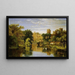 Château de Warwick, England - Jasper Francis Cropsey — gerahmtes Bild an der Wand