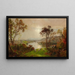 Vallée du Wyoming - Jasper Francis Cropsey — gerahmtes Bild an der Wand