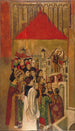 Erscheinung des heiligen Michael am Schloss Saint-Ange - Jaume Huguet — Ansicht des Kunstwerks