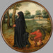 Ich weine, weil die Welt so wenig zuverlässig ist - Pieter Brueghel der Jüngere — in einem Innenraum präsentiert
