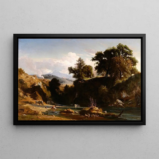 JeanAchille Benouville - Bords de lAnio aux environs de Tivoli.webp