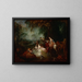 Fête champêtre - Jean-Antoine Watteau — gerahmtes Bild an der Wand