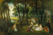 Fête Galante dans un Paysage Boisé - Jean-Antoine Watteau — Ansicht des Kunstwerks