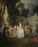 Feste Venedig - Jean-Antoine Watteau — Ansicht des Kunstwerks