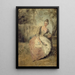 L'Amante inquiète - Jean-Antoine Watteau — gerahmtes Bild an der Wand