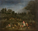Die Rache der Bauern - Jean-Antoine Watteau — Ansicht des Kunstwerks