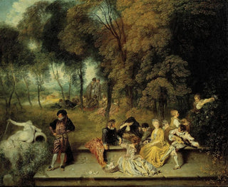 Die Freuden der Liebe - Jean-Antoine Watteau — Ansicht des Kunstwerks
