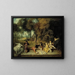 Die Freuden der Liebe - Jean-Antoine Watteau — gerahmtes Bild an der Wand