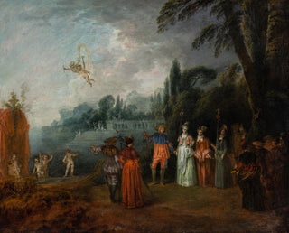 L'Embarquement pour Cythère - Jean-Antoine Watteau — Ansicht des Kunstwerks