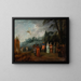 L'Embarquement pour Cythère - Jean-Antoine Watteau — gerahmtes Bild an der Wand