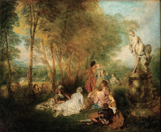 Le Festin de l'amour - Jean-Antoine Watteau — Ansicht des Kunstwerks