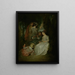 L'accord parfait - Jean-Antoine Watteau — gerahmtes Bild an der Wand