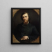 Portrait des Grafen Alfred de Liesville 1820-1885 stellvertretender Kurator des Musée Carnavalet und Spender der revolutionären Sammlung - Jean-Baptiste Ange Tissier — gerahmtes Bild an der Wand