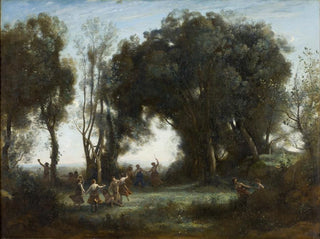 JeanBaptisteCamille Corot - A Morning The Dance of the Nymphs.webp