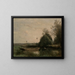Ein Teich bei Mortain - Jean-Baptiste-Camille Corot — gerahmtes Bild an der Wand