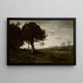 JeanBaptisteCamille Corot - A Torrent at Romagnes.webp