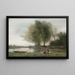 Arleux-du-Nord - Jean-Baptiste-Camille Corot — gerahmtes Bild an der Wand
