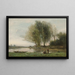 Arleux-du-Nord, le bord des clairières - Jean-Baptiste-Camille Corot — gerahmtes Bild an der Wand