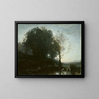 JeanBaptisteCamille Corot - Bathing Nymphs and Child.webp