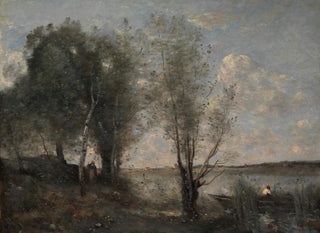 JeanBaptisteCamille Corot - Boatman among the Reeds.webp