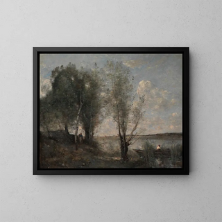 JeanBaptisteCamille Corot - Boatman among the Reeds.webp