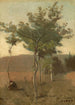 Blumenstrauß von Bäumen im Dämmerlicht-Effekt - Jean-Baptiste-Camille Corot — Ansicht des Kunstwerks
