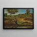 Italienische Landschaft - Jean-Baptiste-Camille Corot — gerahmtes Bild an der Wand