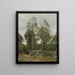 Lichtung im Bois Pierre Aux Evaux bei Château-Thierry - Jean-Baptiste-Camille Corot — gerahmtes Bild an der Wand