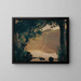 Der Nemi-See - Jean-Baptiste-Camille Corot — gerahmtes Bild an der Wand