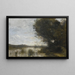 Im Sumpfgebiet - Jean-Baptiste-Camille Corot — gerahmtes Bild an der Wand