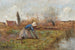 Bauernmädchen kniend, das Gänseblümchen pflückt - Jean-Baptiste-Camille Corot — Ansicht des Kunstwerks