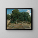 Eichen von Fontainebleau in BasBrau - Jean-Baptiste-Camille Corot — gerahmtes Bild an der Wand