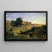 Agar im Wüsten - Jean-Baptiste-Camille Corot — gerahmtes Bild an der Wand