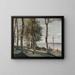 Honfleur-Kalvarie-Gemälde - Jean-Baptiste-Camille Corot — gerahmtes Bild an der Wand