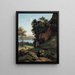 D'Albano in Italien - Jean-Baptiste-Camille Corot — gerahmtes Bild an der Wand