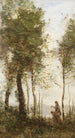 La Lisière du bois - Jean-Baptiste-Camille Corot — Ansicht des Kunstwerks
