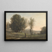 Landschaft - Jean-Baptiste-Camille Corot — gerahmtes Bild an der Wand