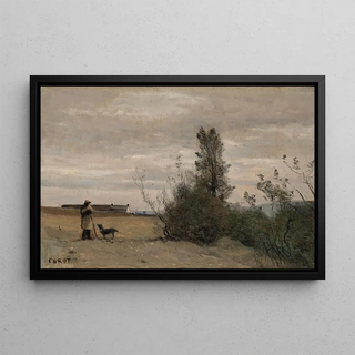 JeanBaptisteCamille Corot - Le Berger avec le chien Rover.webp