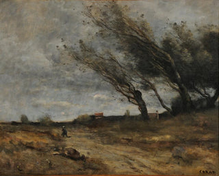 Der Windstoß - Jean-Baptiste-Camille Corot — Ansicht des Kunstwerks