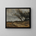 Der Windstoß - Jean-Baptiste-Camille Corot — gerahmtes Bild an der Wand