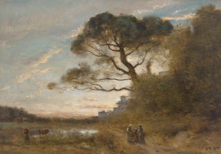JeanBaptisteCamille Corot - Le grand pin parasol Souvenir dItalie.webp
