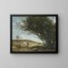 Die Gallier - Jean-Baptiste-Camille Corot — gerahmtes Bild an der Wand