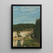 Les Maisons Cabassud Ville d'Avray - Jean-Baptiste-Camille Corot — gerahmtes Bild an der Wand