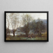Die Teiche von Ville-d'Avray - Jean-Baptiste-Camille Corot — gerahmtes Bild an der Wand