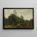 Lisière de bois en Limousin - Jean-Baptiste-Camille Corot — gerahmtes Bild an der Wand