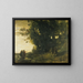 Macbeth-Landschaft Gemälde - Jean-Baptiste-Camille Corot — gerahmtes Bild an der Wand